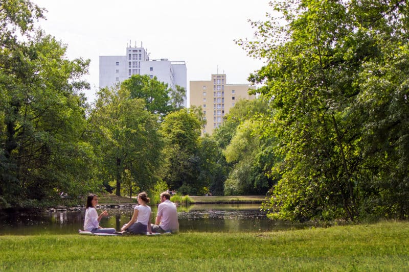 Menschen im Park