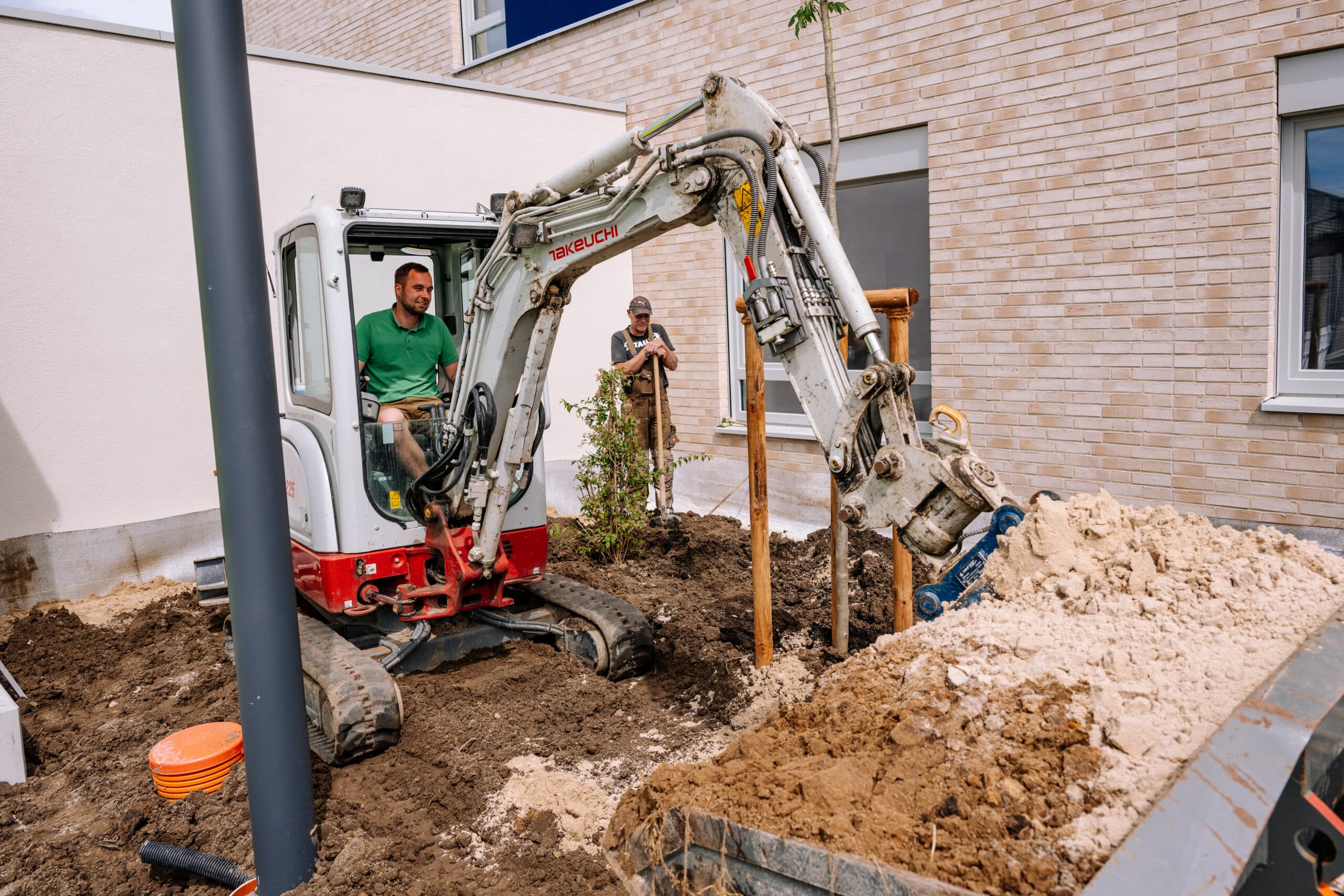 Baggerarbeiten bei Meyer zu Hörste